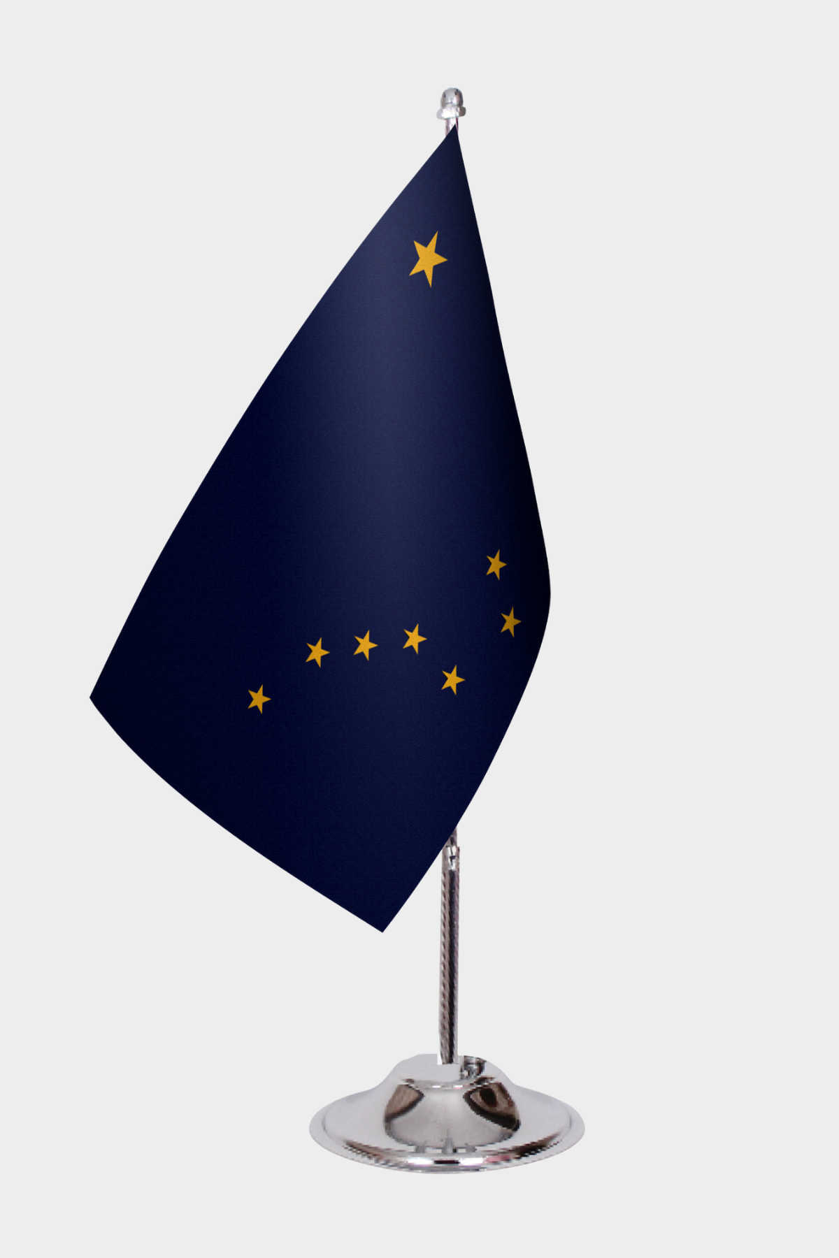 Alaska Eyalet Masa Bayrağı yakın çekim