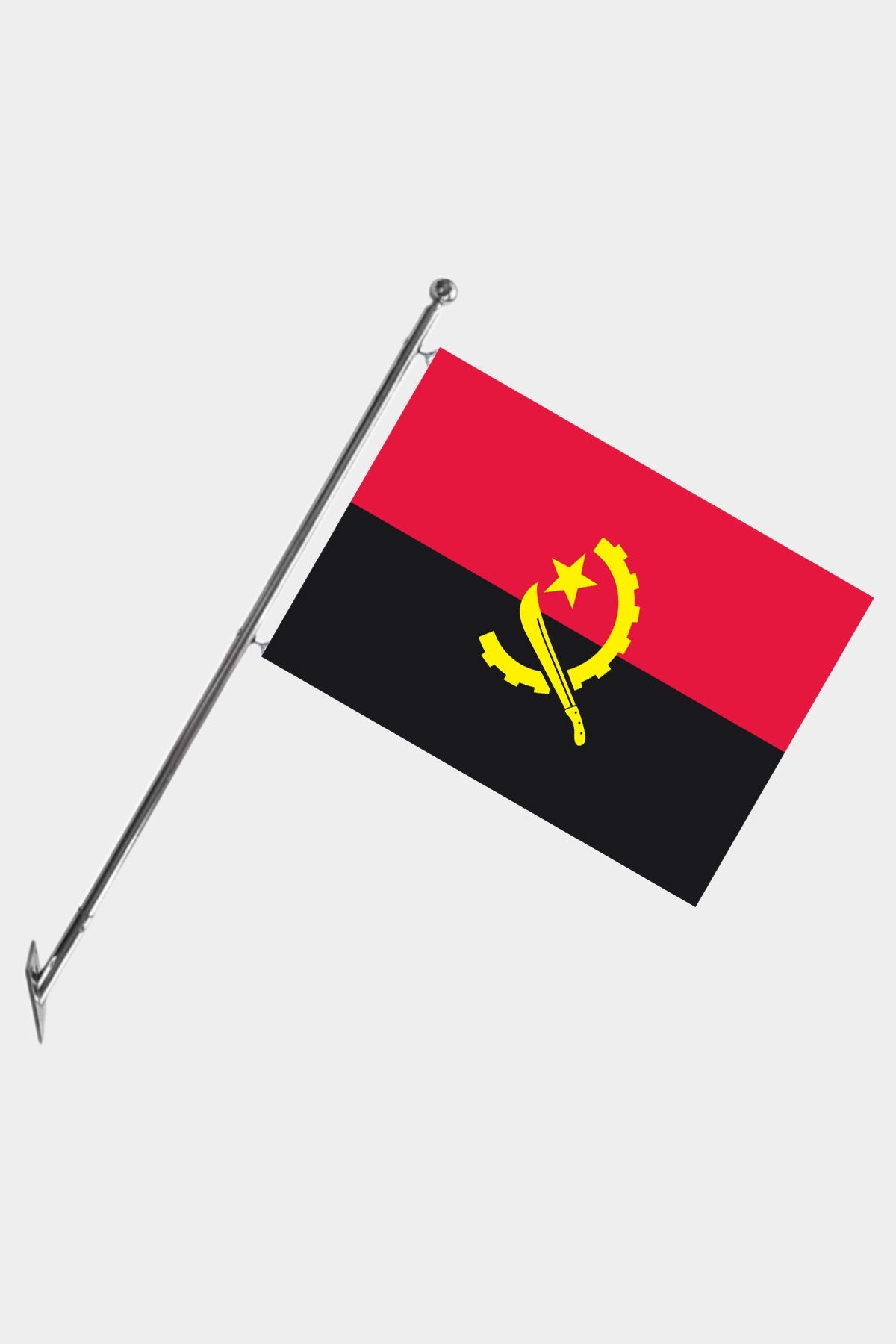 Angola Teleskopik Duvar Bayrağı Seti