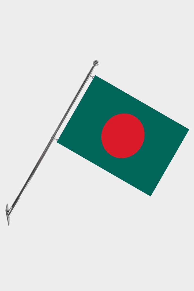 Bangladeş Teleskopik Duvar Bayrağı Seti