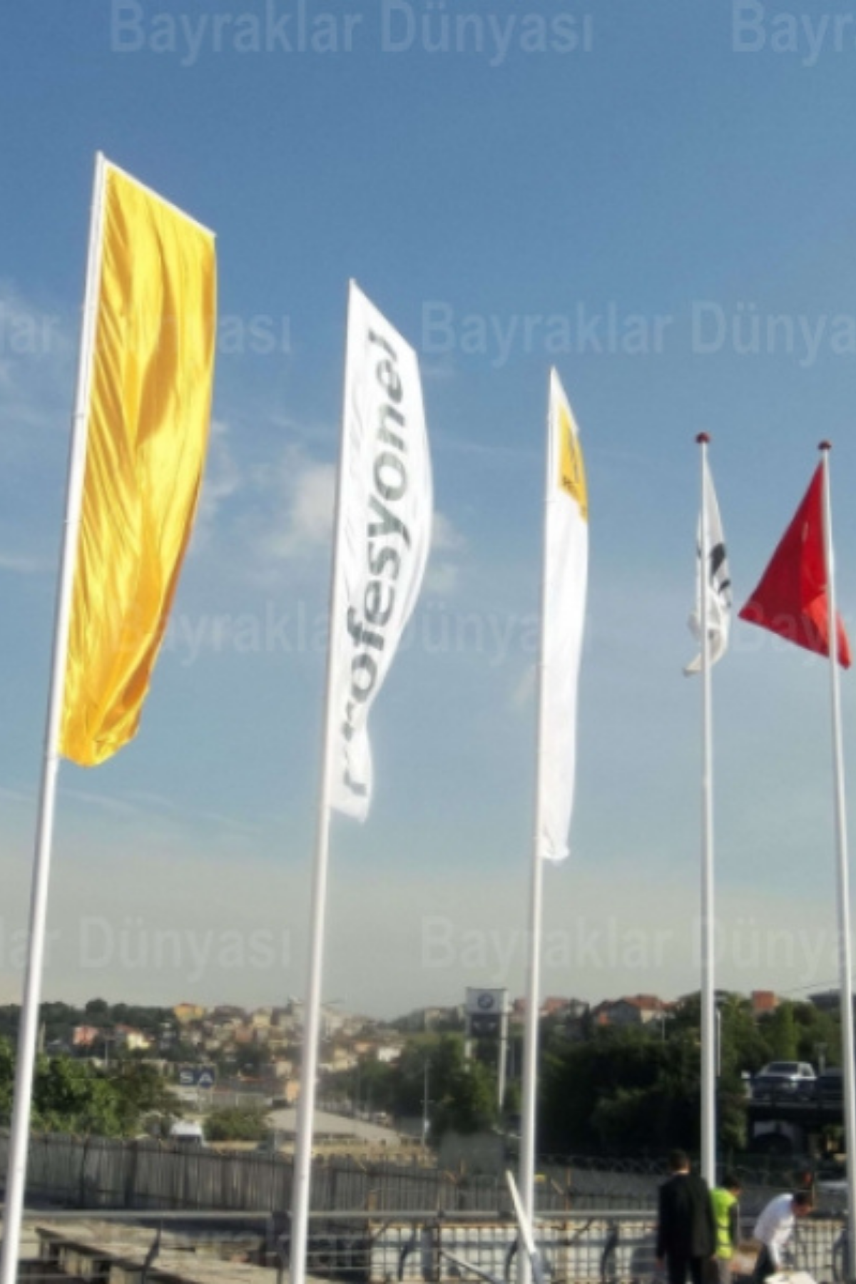 Dikey Direk Bayrağı ölçü ve seçenekler