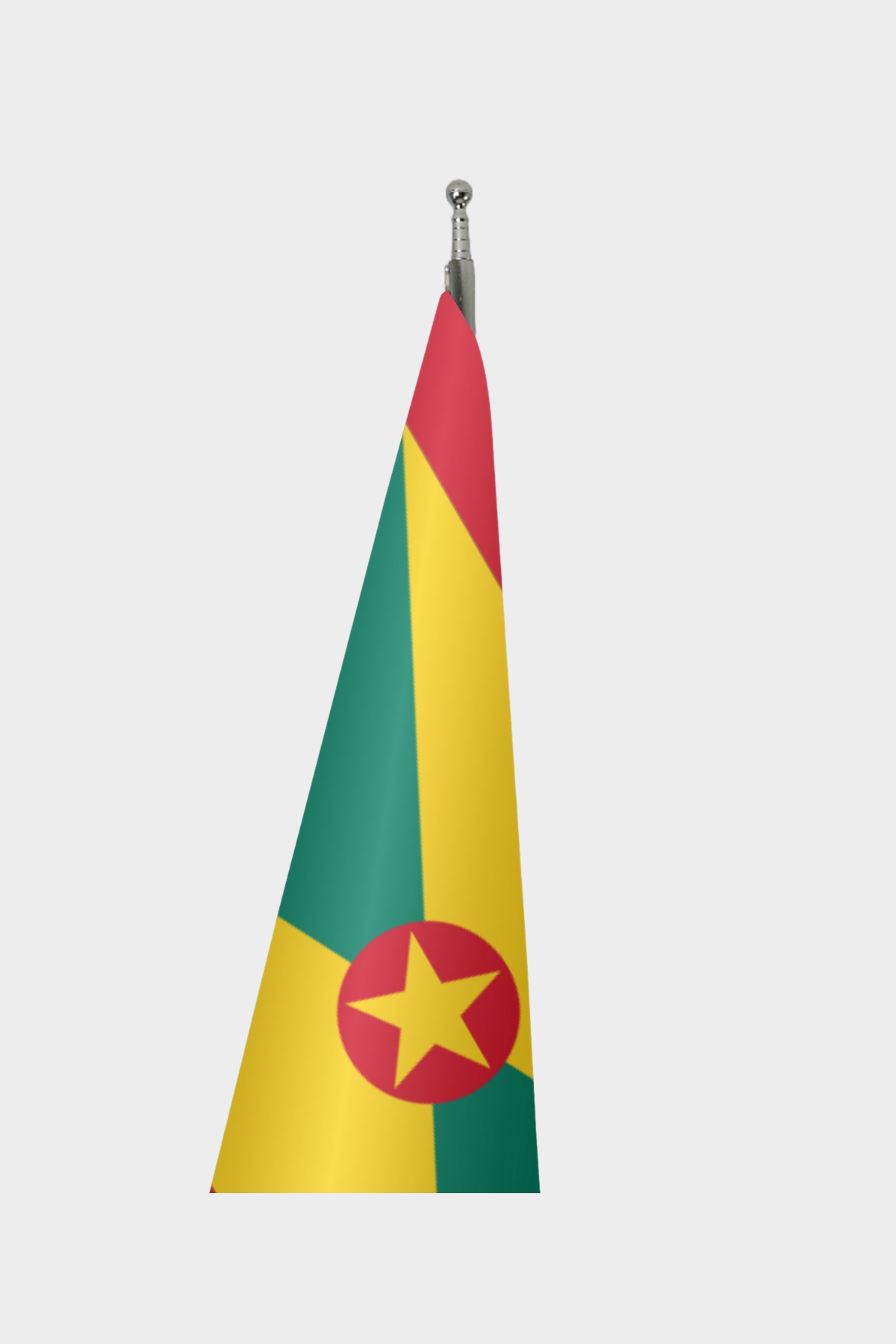 Grenada Makam Bayrağı Seti detay görünümü