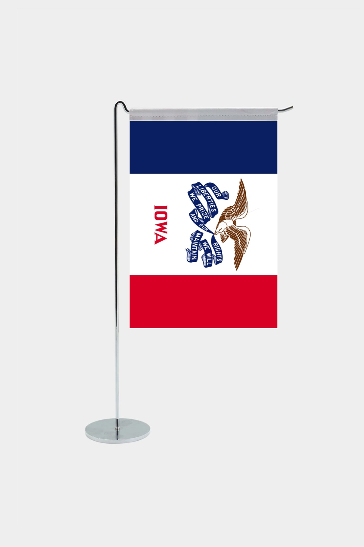 Iowa Eyalet L Tipi Masa Bayrağı