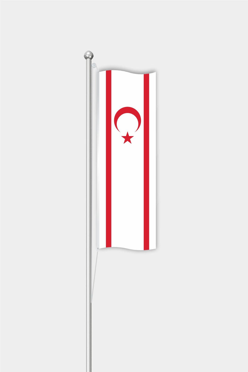 KKTC Dikey Bayrağı