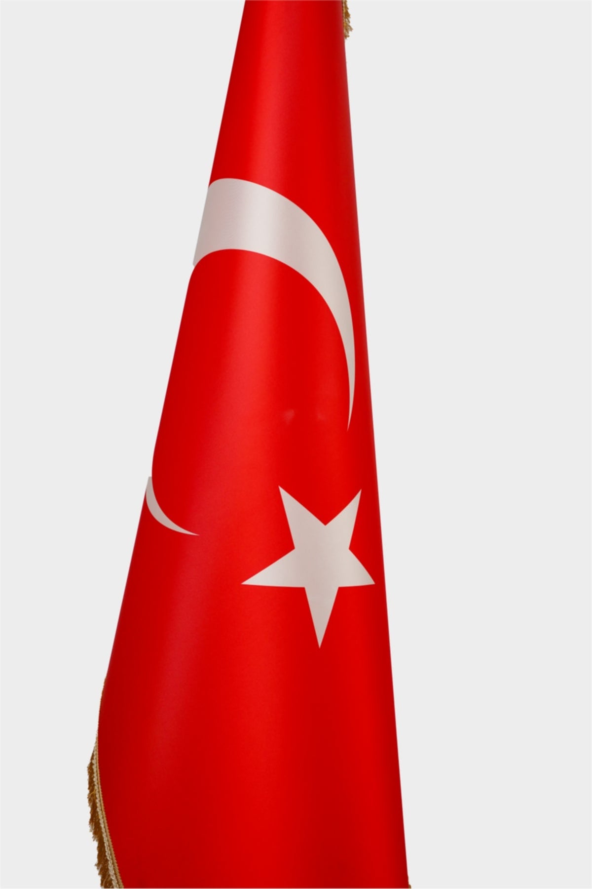 Logo Baskılı Altın Saçaklı Makam Bayrağı Seti kullanım örneği