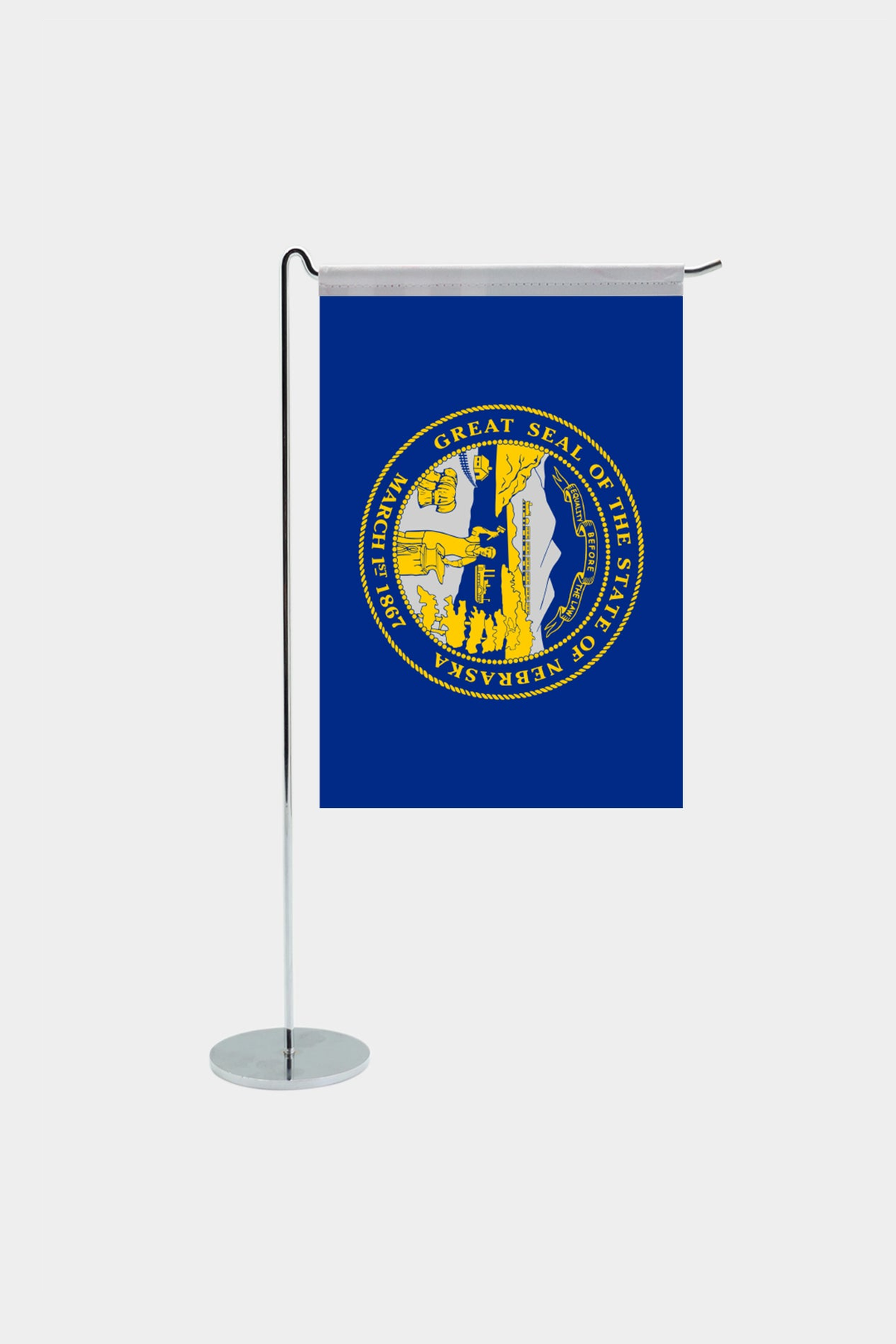 Nebraska Eyalet L Tipi Masa Bayrağı