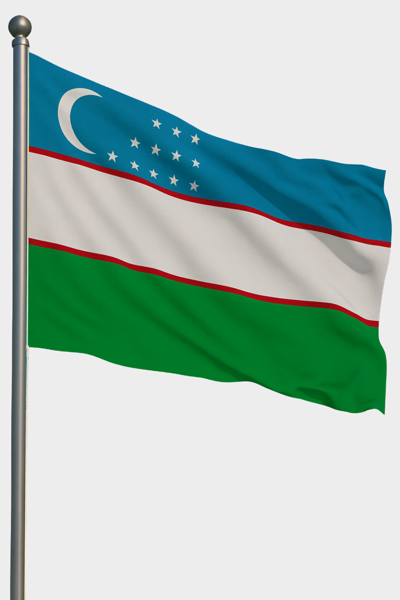 Özbekistan Bayrağı