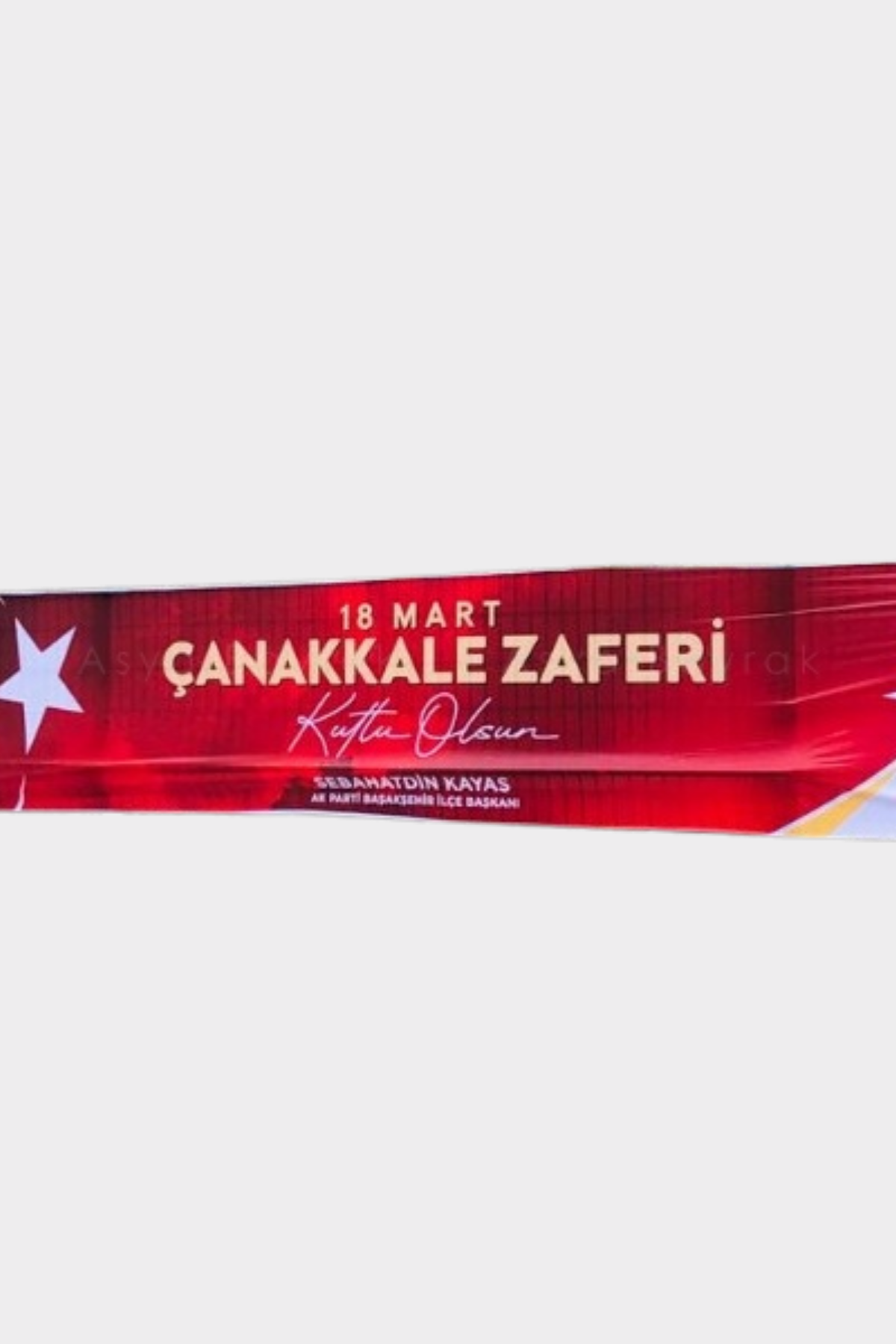 Raschel Kumaş Afiş farklı açıdan görünüm