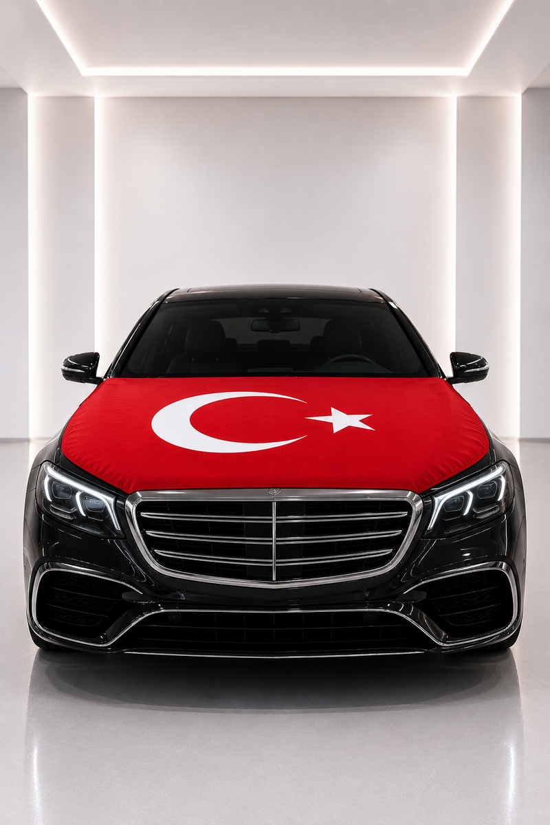 Türk Bayraklı Kaput Giydirme