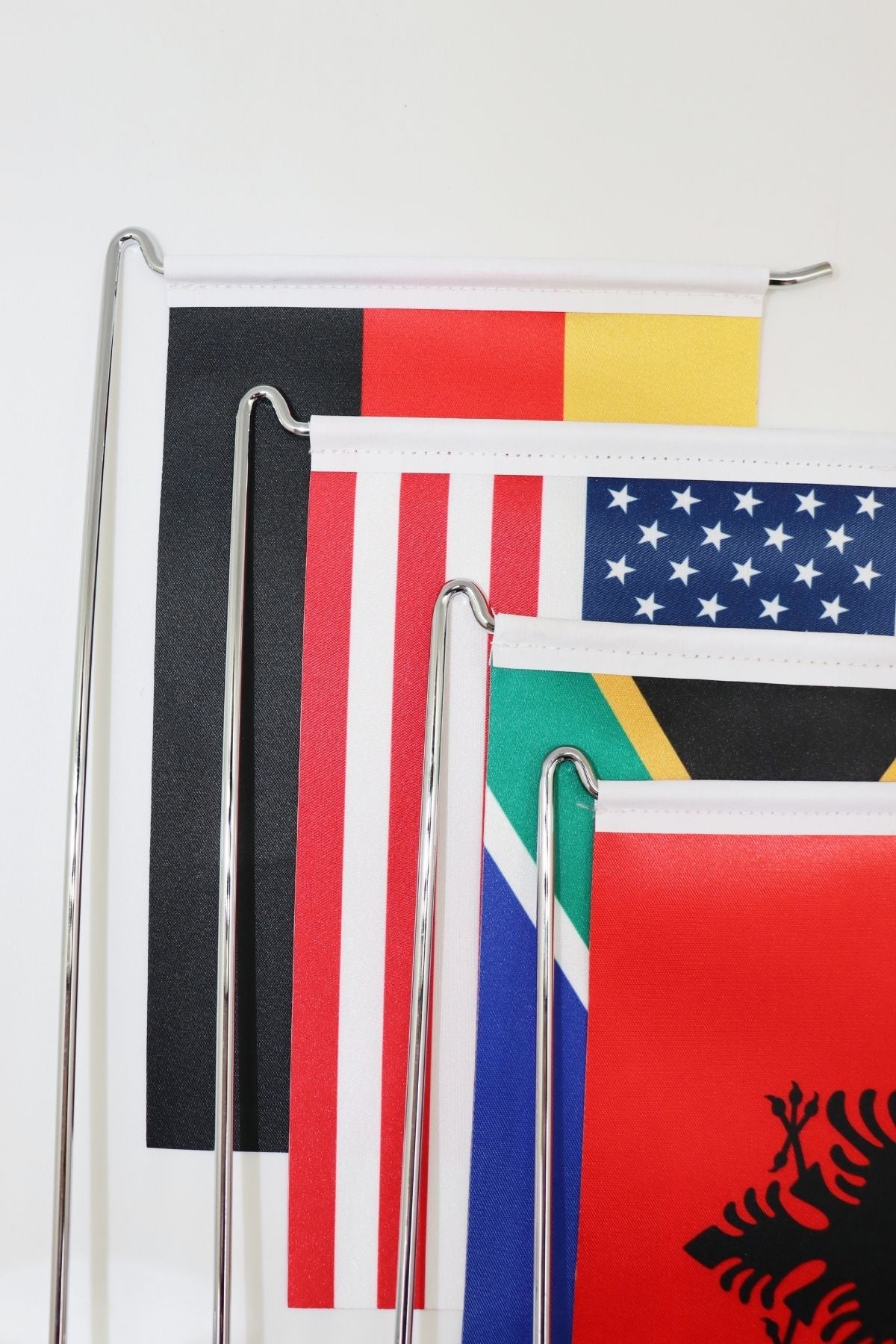 Virginia Eyalet L Tipi Masa Bayrağı ölçü ve seçenekler