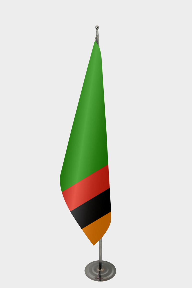 Zambiya Makam Bayrağı Seti