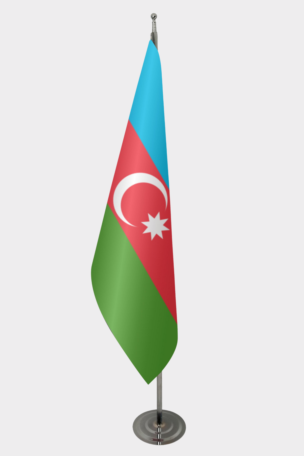 Azerbaycan Makam Bayrağı Seti