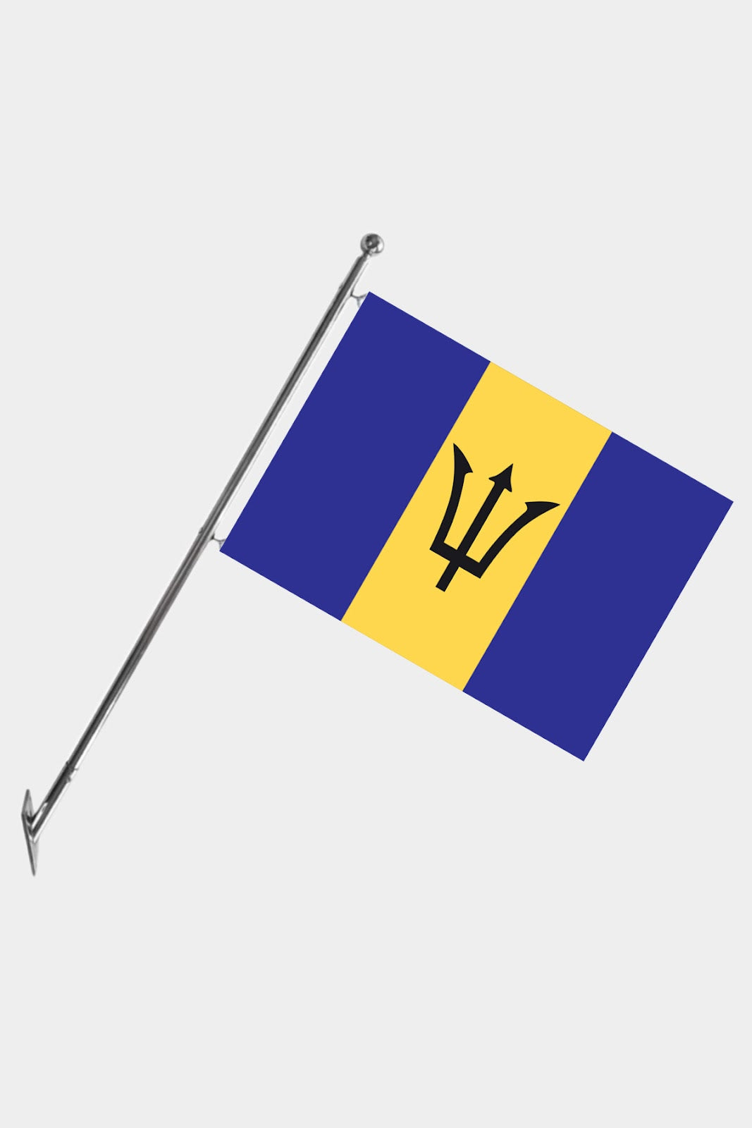 Barbados Teleskopik Duvar Bayrağı Seti