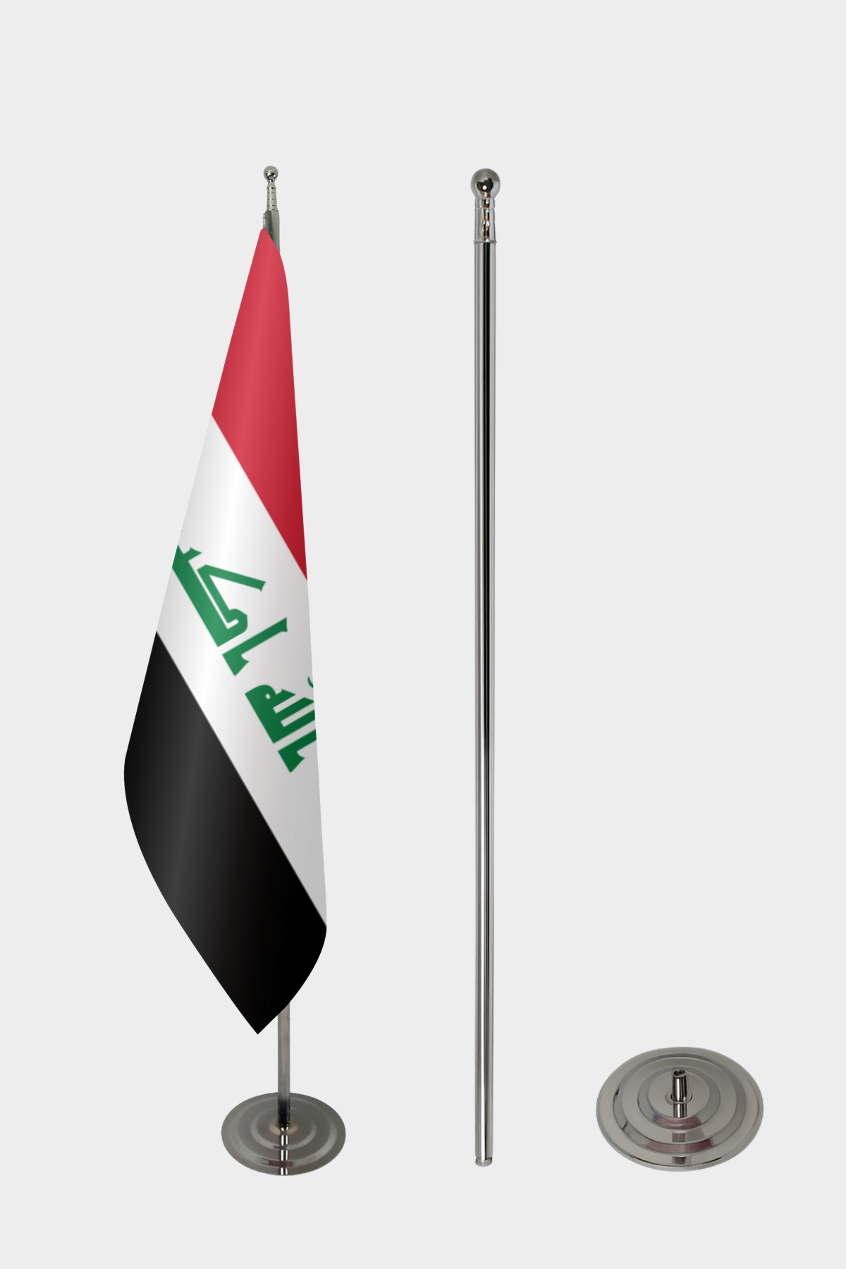 Irak Makam Bayrağı Seti yakın çekim