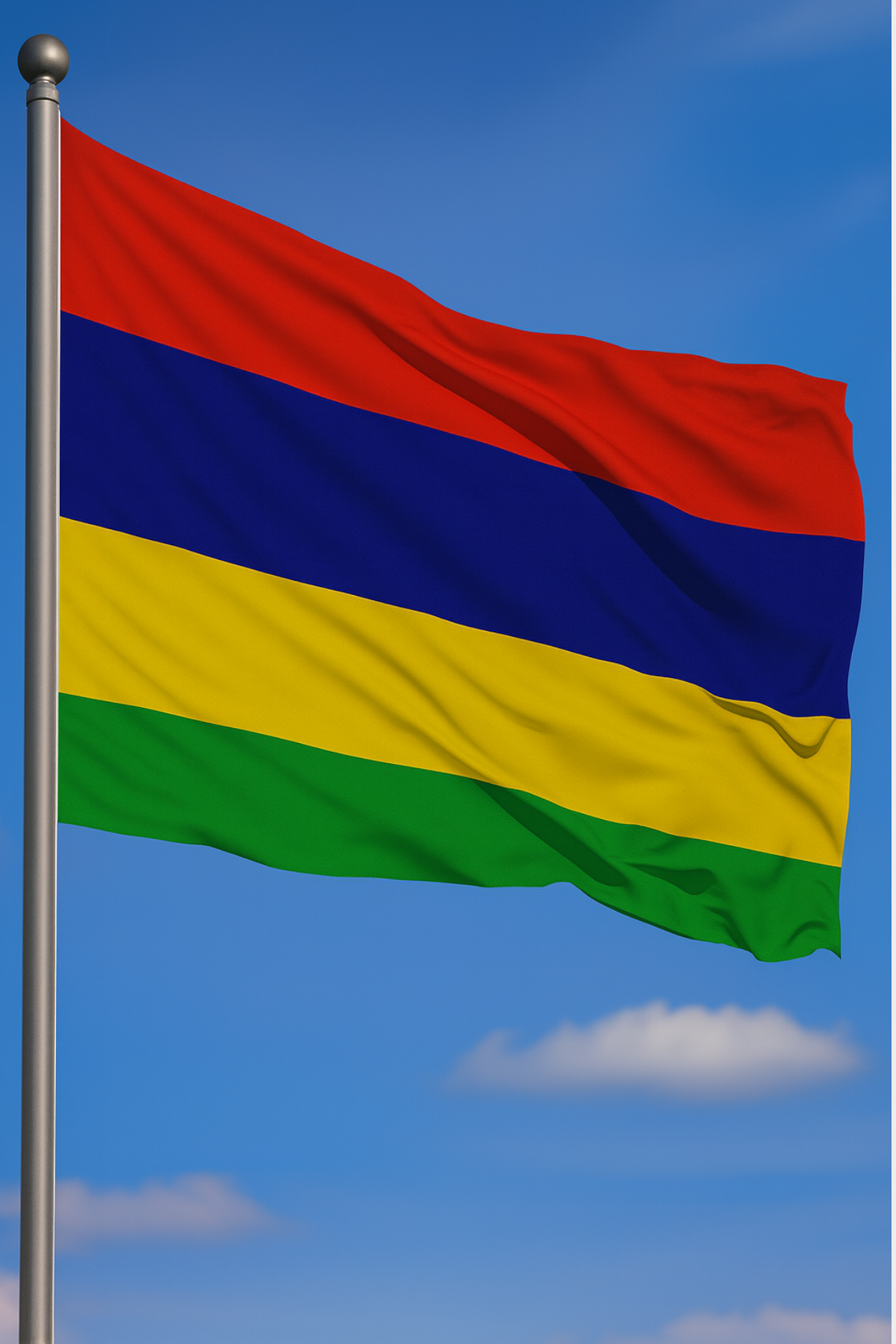 Mauritius Bayrağı detay görünümü