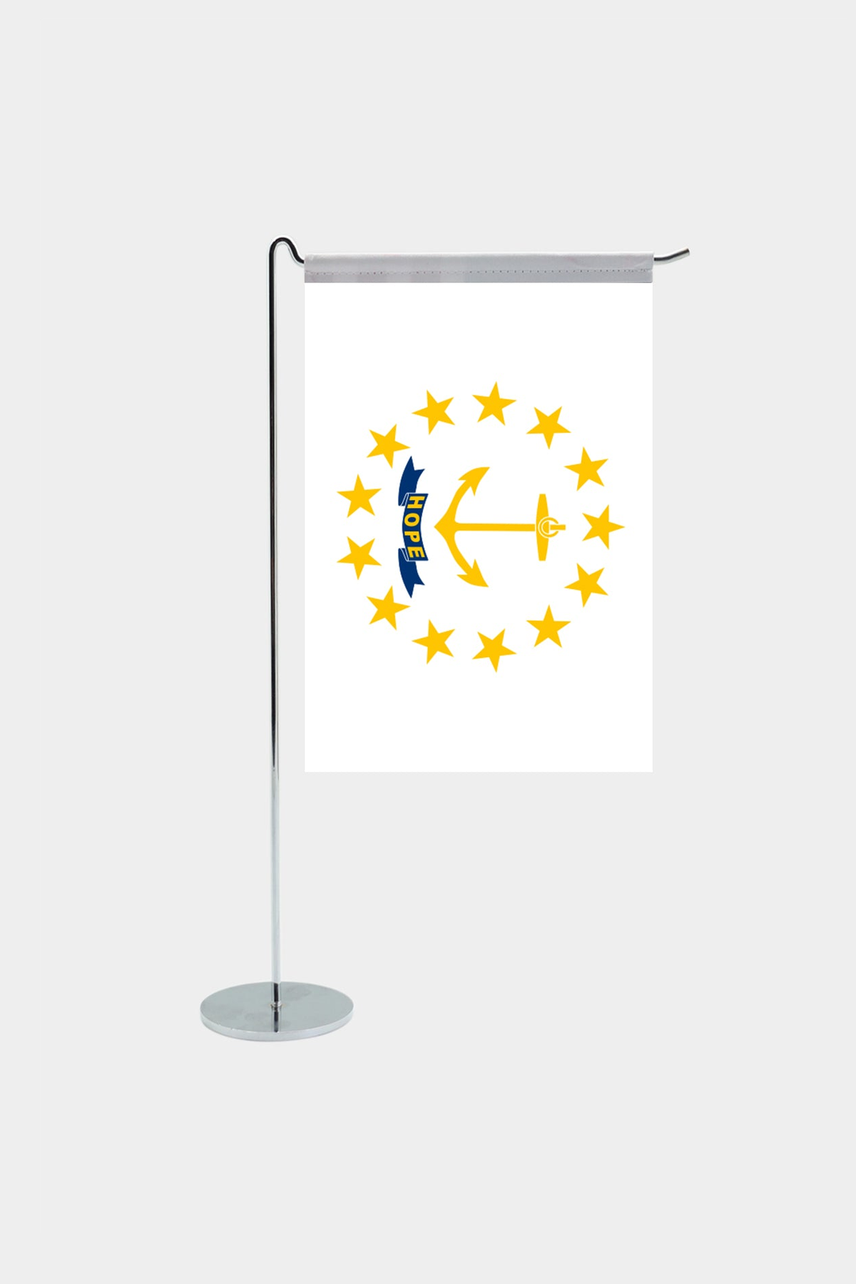 Rhode Island Eyalet L Tipi Masa Bayrağı