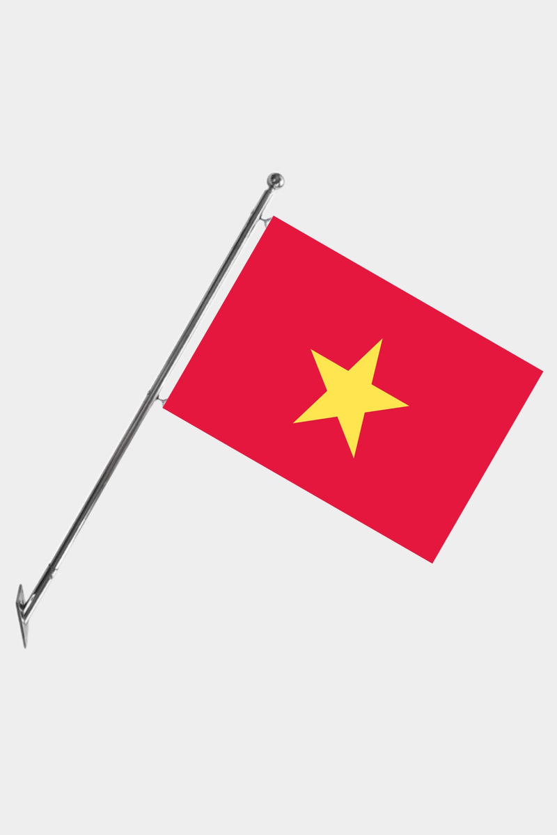 Vietnam Teleskopik Duvar Bayrağı Seti